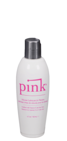 Pink Silicone Lube Flip Top Bottle 4.7 fluid ounces (SKU: EPXP47)